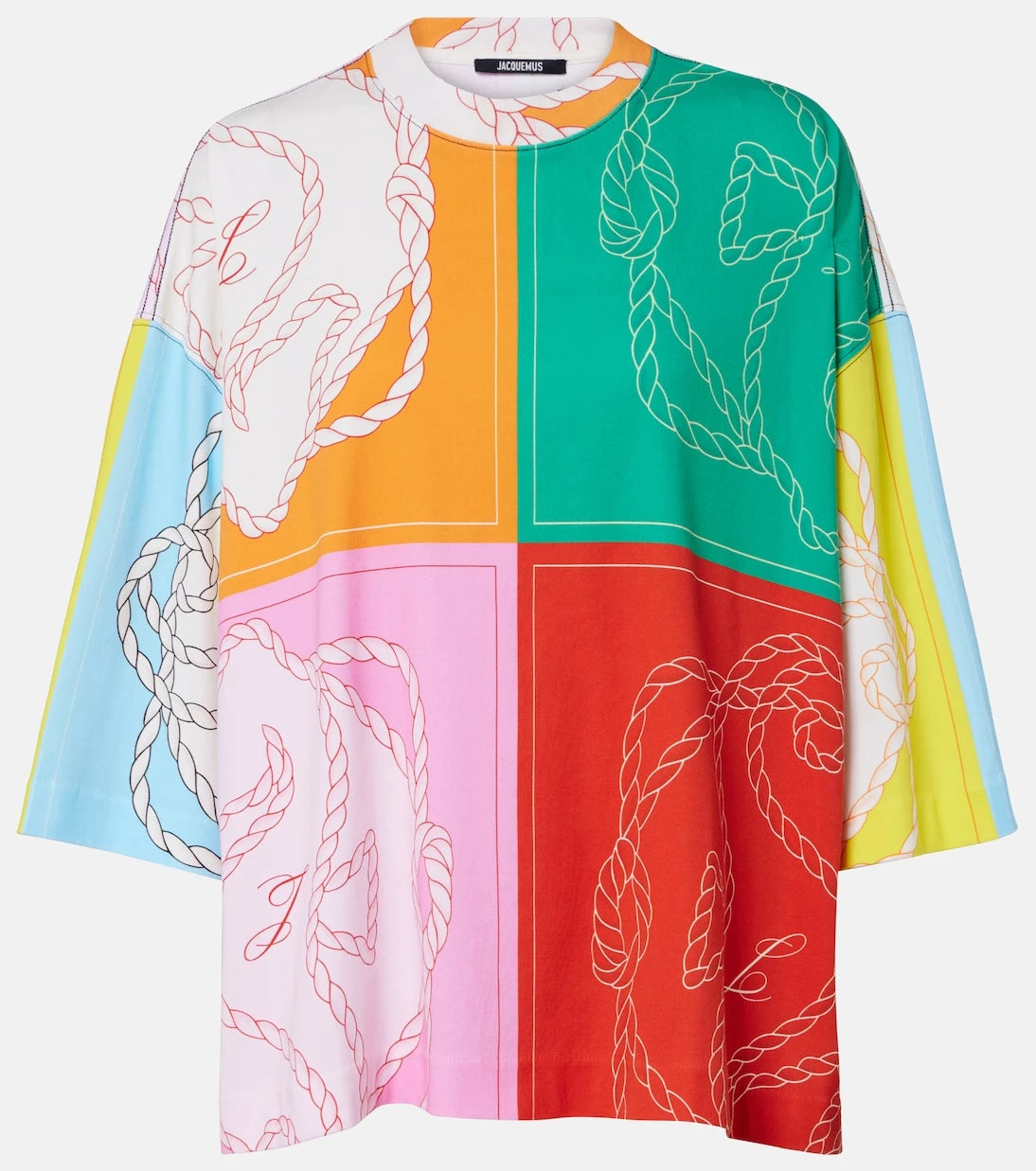 Jacquemus - Hippocampe printed cotton jersey T-shirt