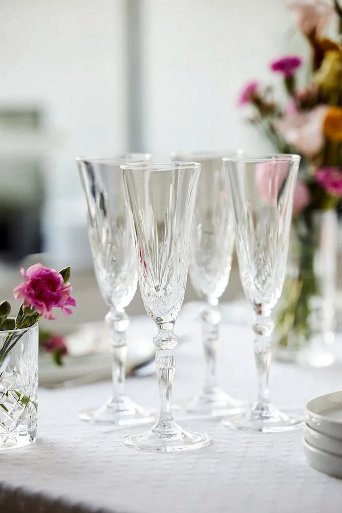 Lyngby Glas Melodia 160 ml Şampanya Kadehi Seti (4 Adet)