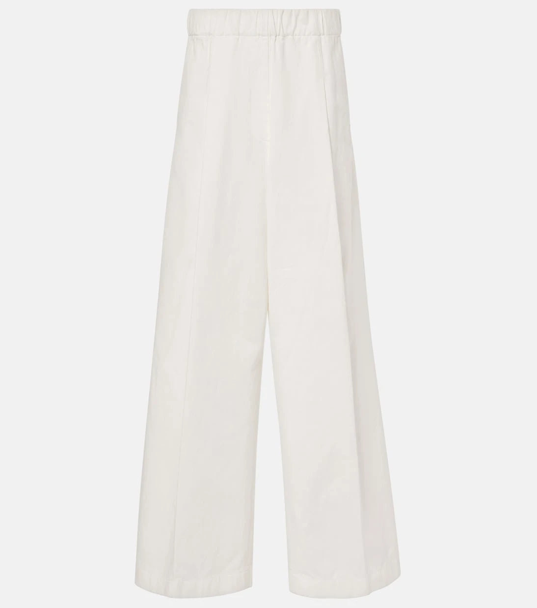 Dries Van Noten - High-rise cotton wide-leg pants