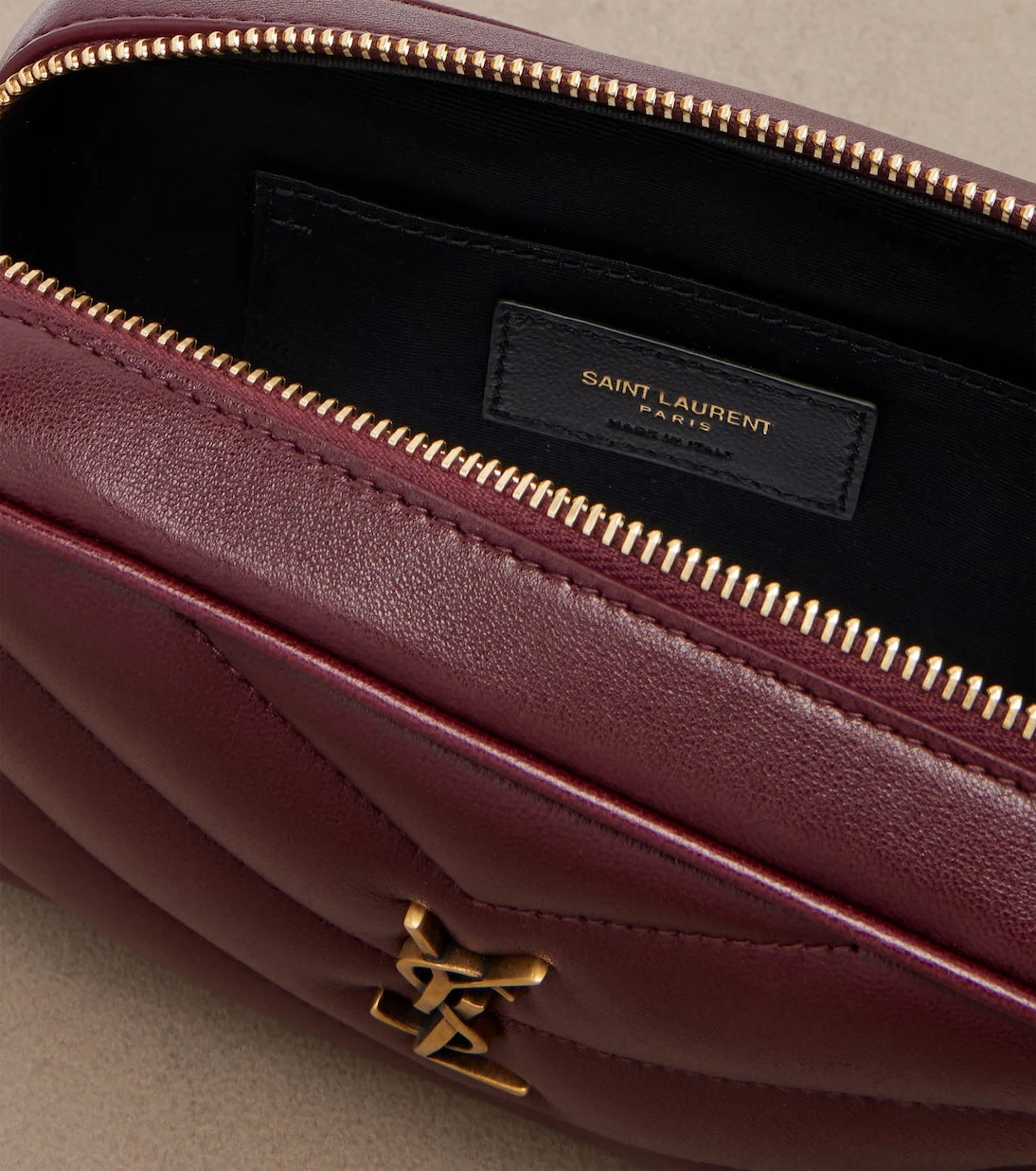 Saint Laurent - Loulou Mini quilted leather camera bag