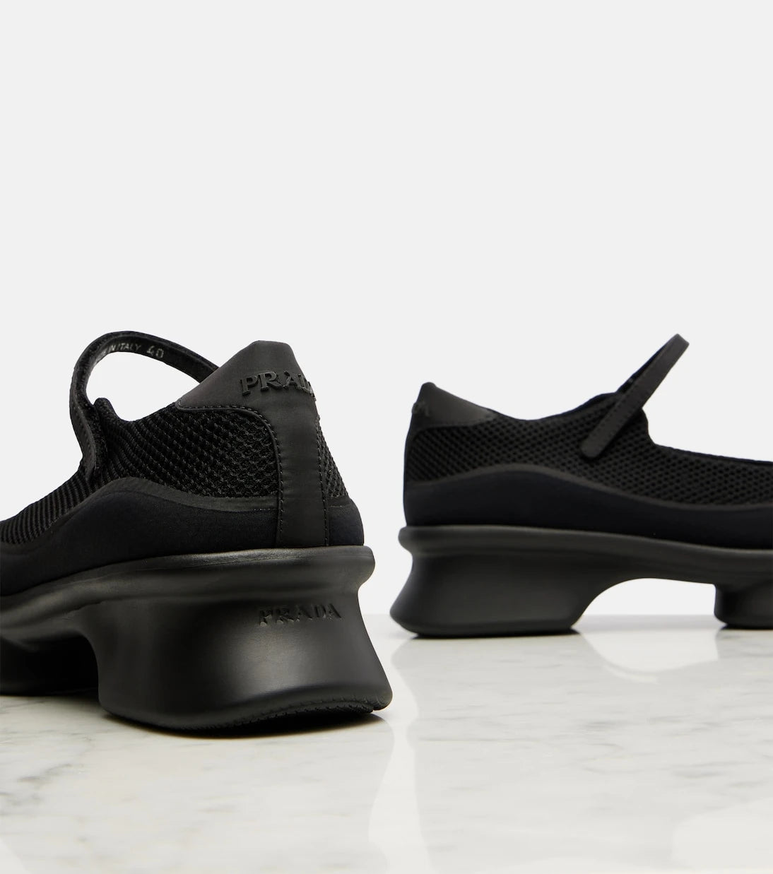 Prada - Mesh low-top sneakers