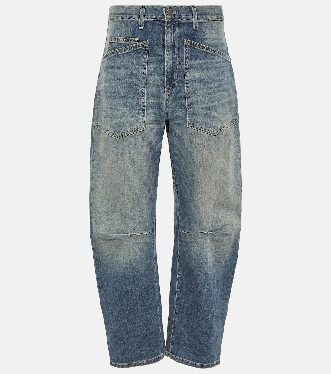 Nili Lotan - Shon high-rise wide-leg jeans
