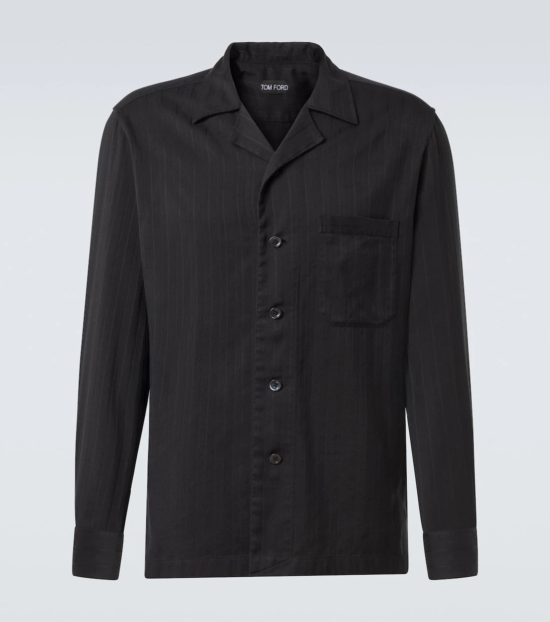 Tom Ford - Striped cotton and silk shirt