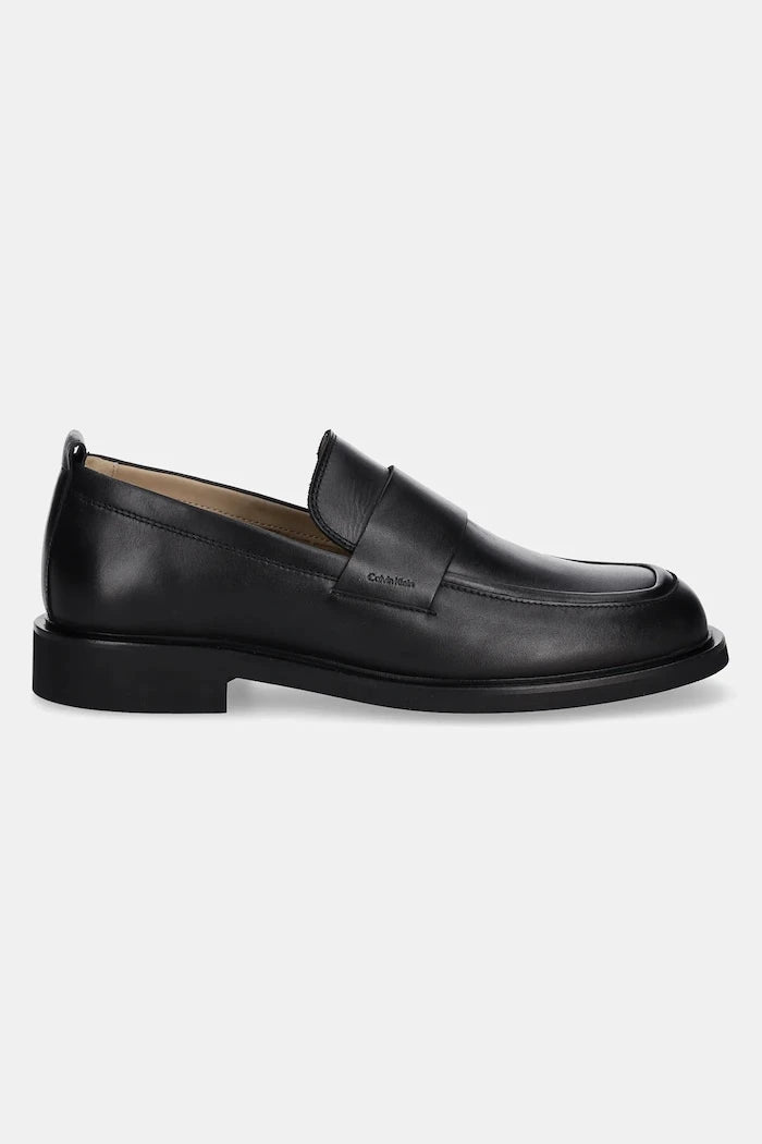 Кожени мокасини Calvin Klein SQ RUBBER LOAFER