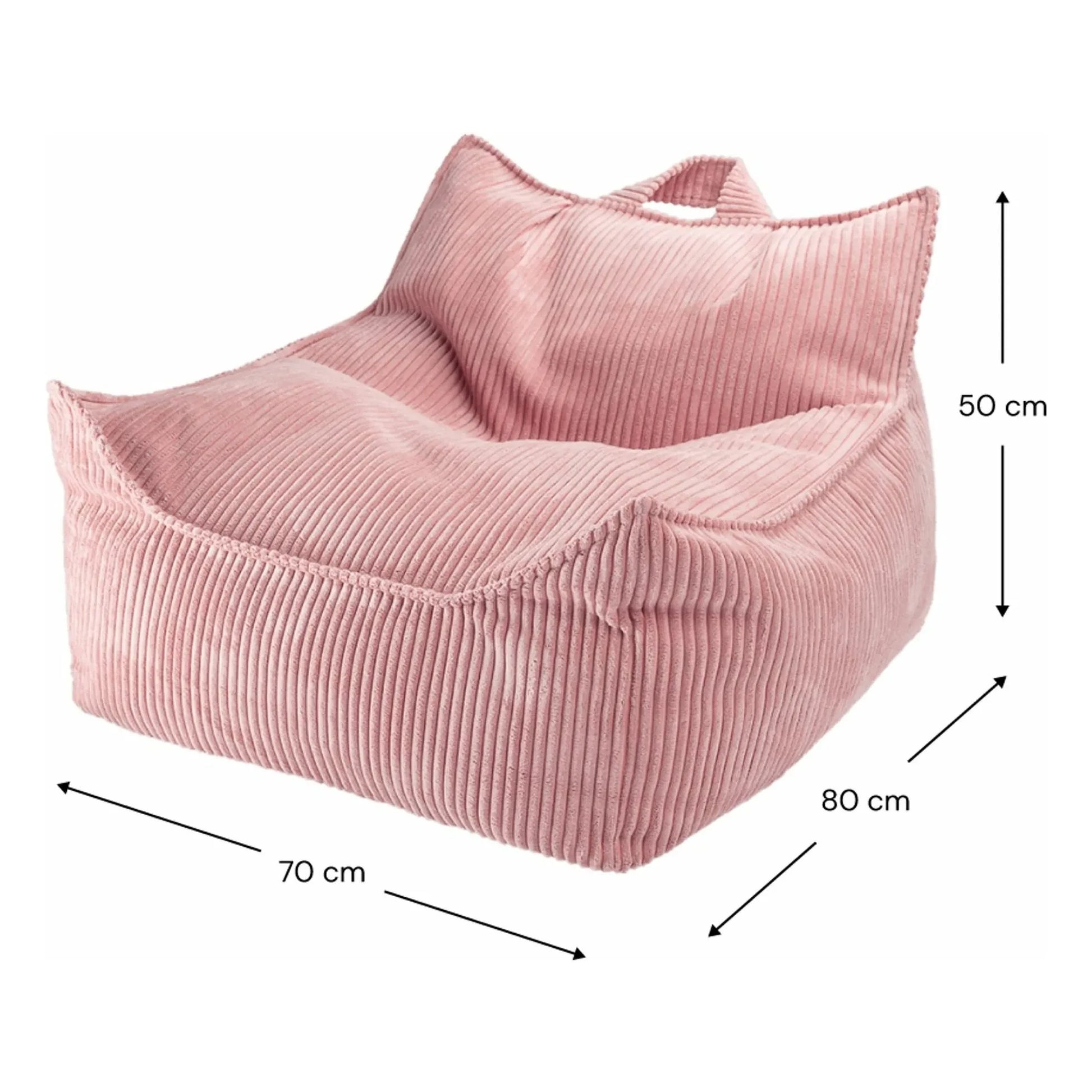 Wigiwama - Corduroy armchair | Pink