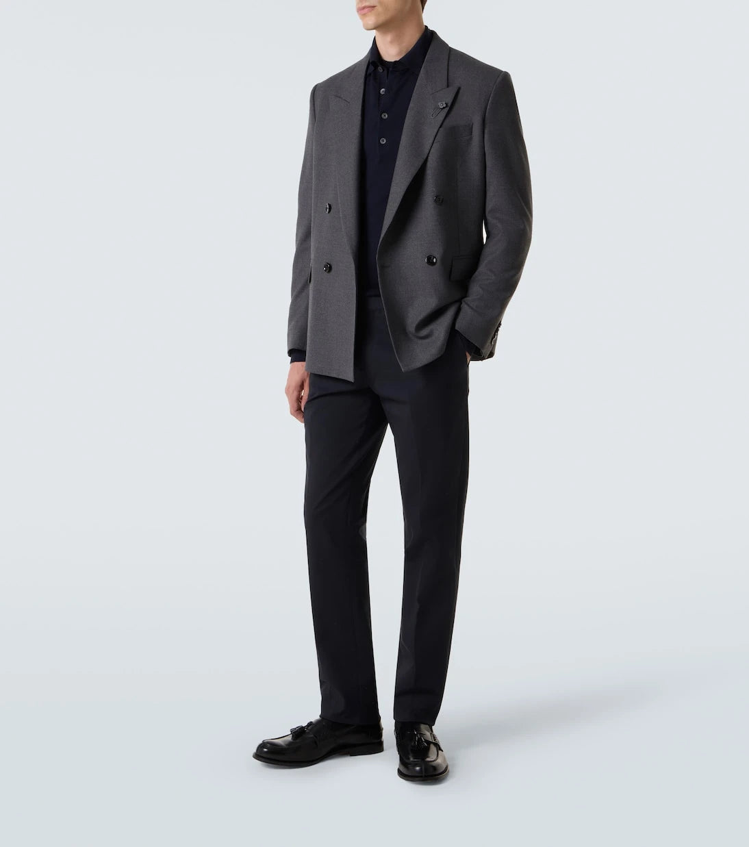 Lardini - Cotton-blend slim pants
