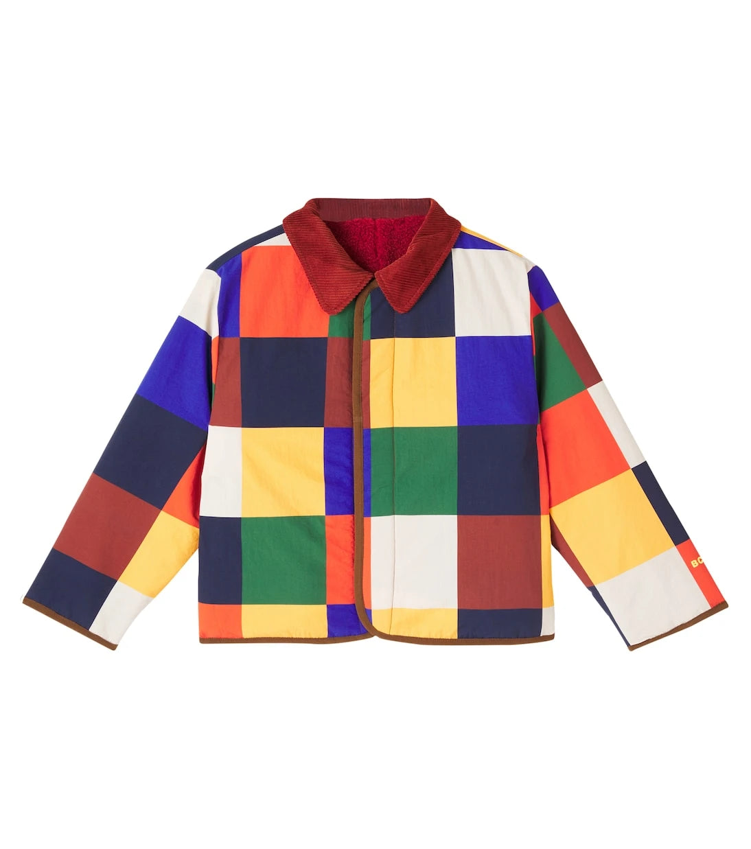 Bobo Choses - Multicolor Tiles reversible padded jacket