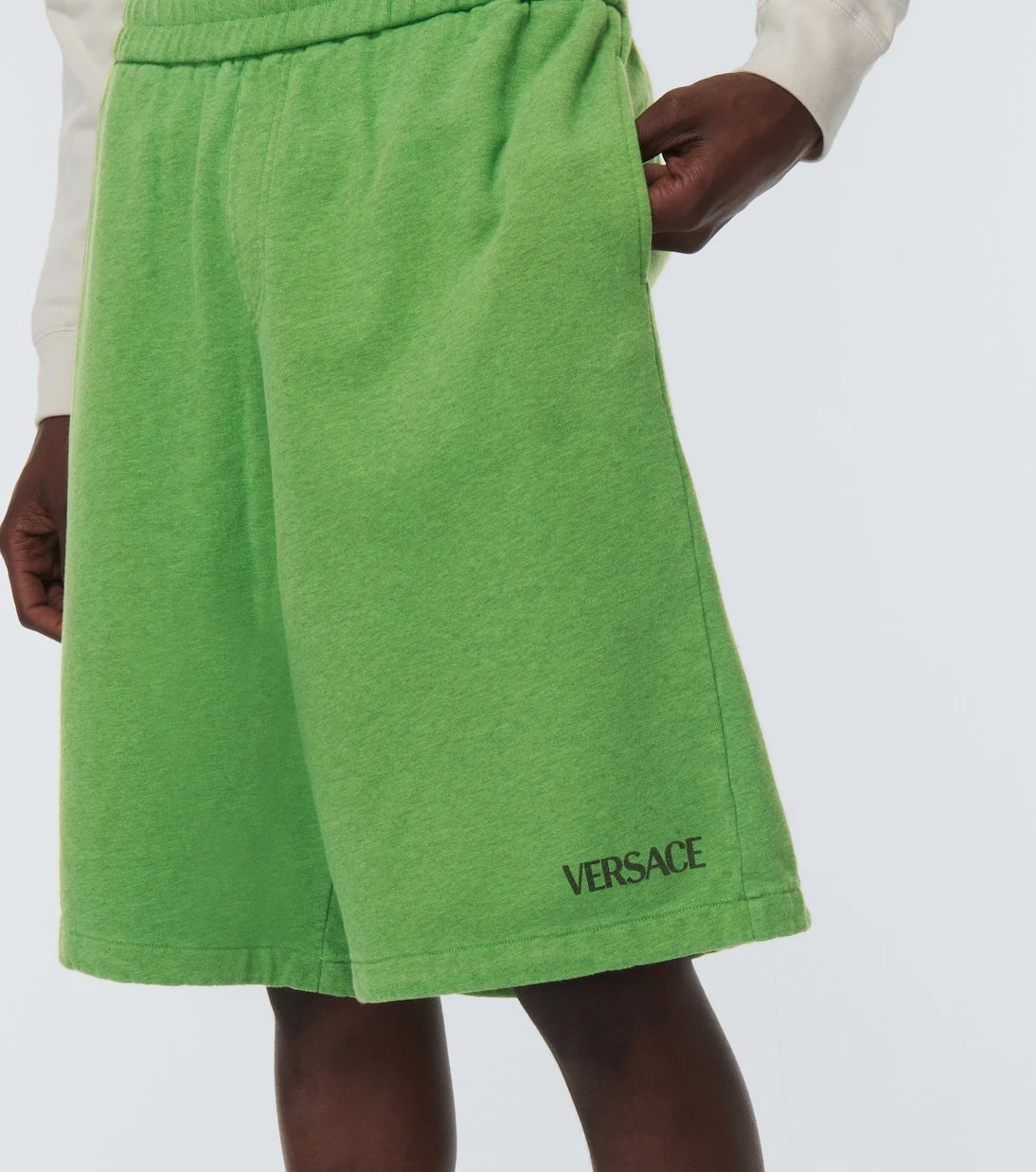 Versace - Cotton jersey shorts