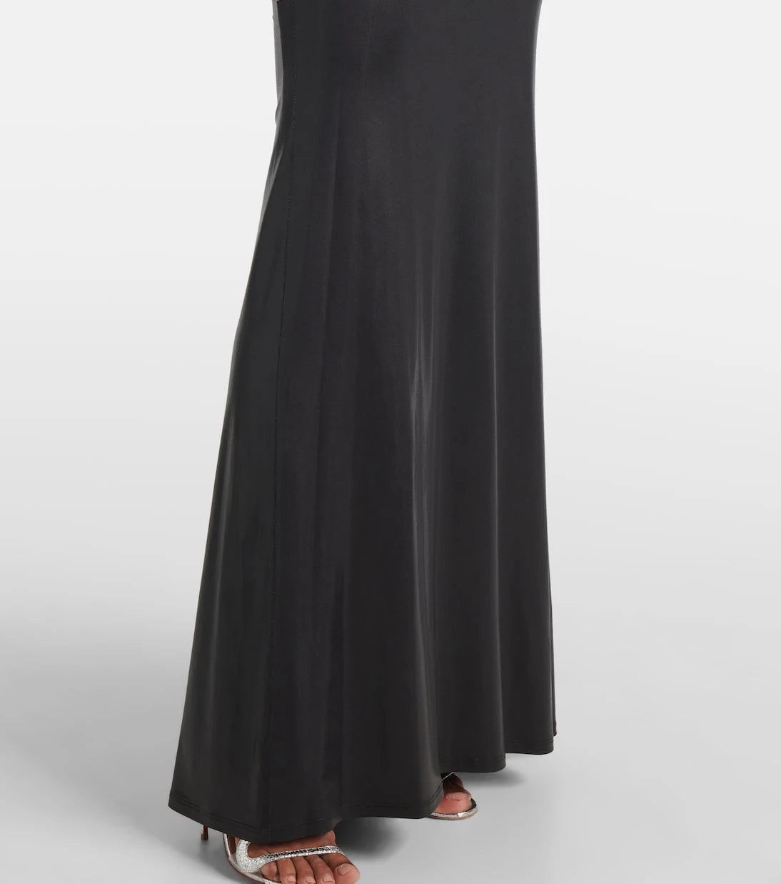 The Sei - One-shoulder metallic jersey gown