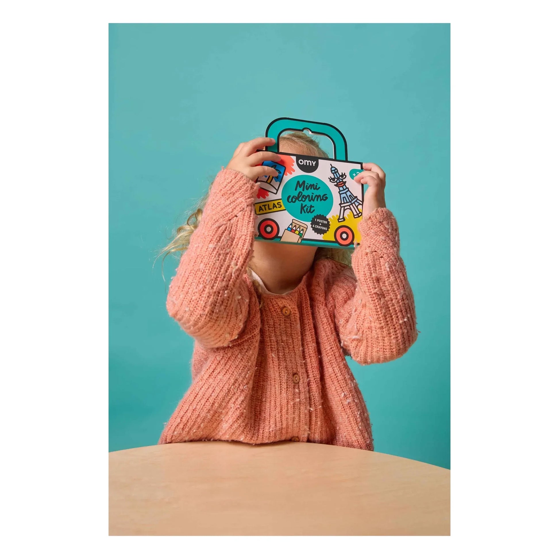 Omy - Atlas mini coloring kit