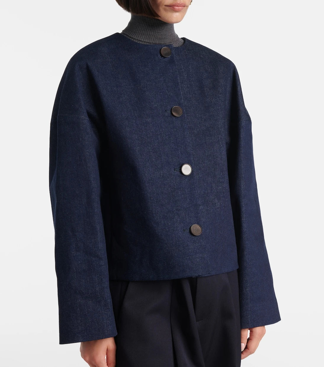 Fforme - Dev cropped denim jacket