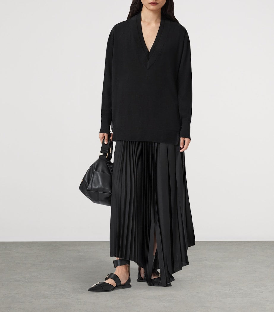 Black Wool Bern Sweater