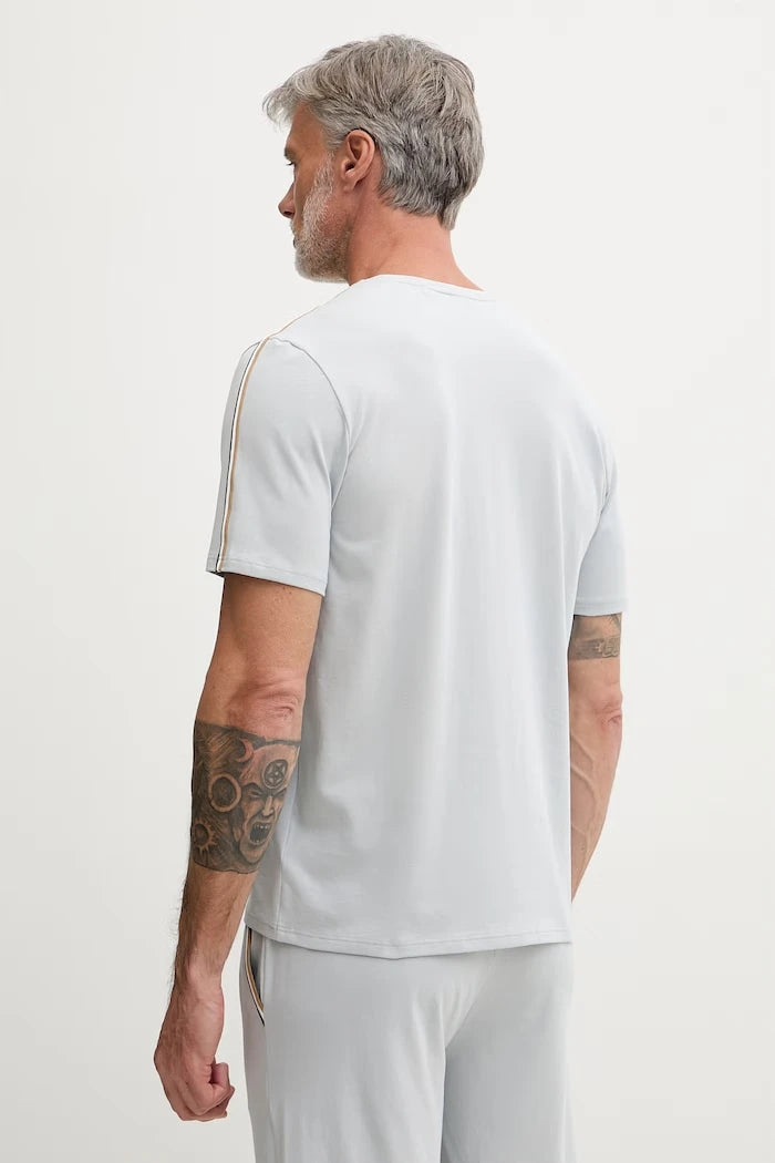 BOSS Erkek Ev Tişörtü Pamuk Elastanlı Unique T-Shirt
