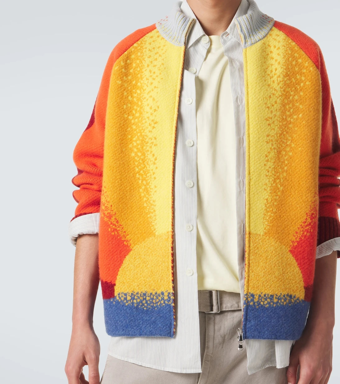 God's True Cashmere - Radiant Sun cashmere zip-up sweater