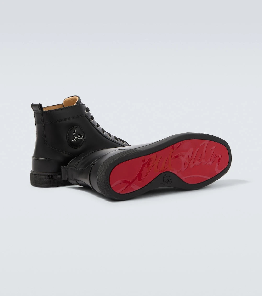 Christian Louboutin - Louis high-top leather sneakers