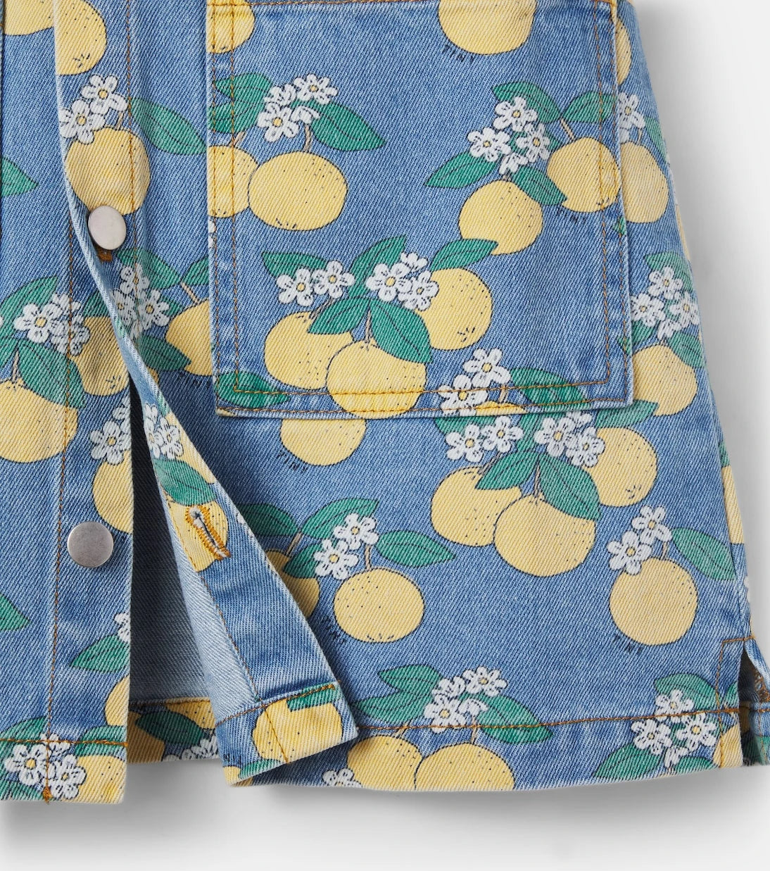 Tinycottons - Oranges denim shirt dress
