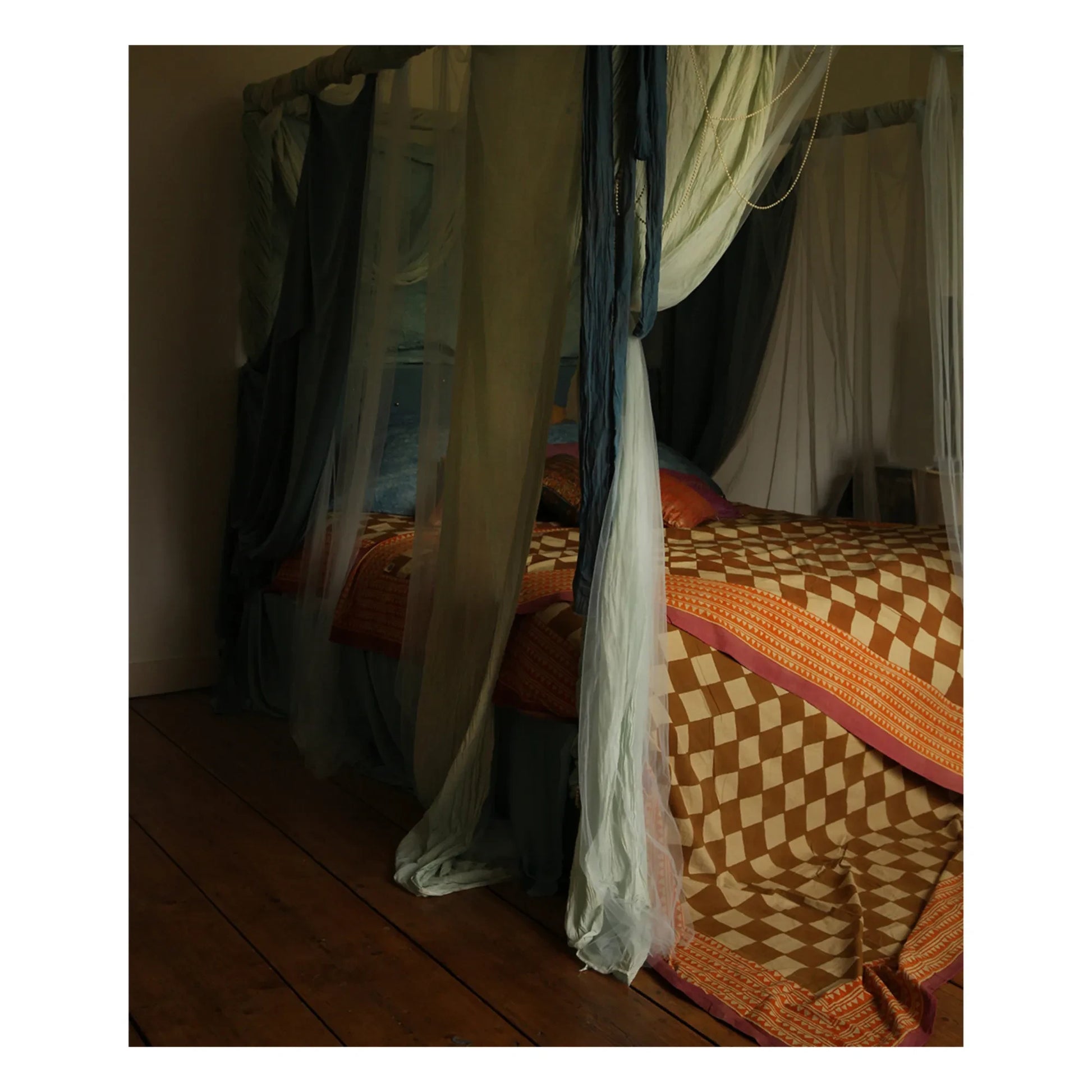 Doing Goods - Checkmate throw and cotton totebag | Mustard
