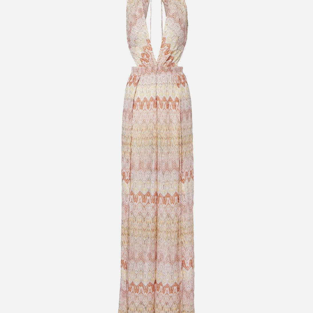 Missoni - Open-back lamé jumpsuit