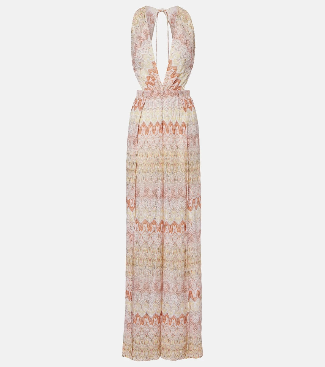 Missoni - Open-back lamé jumpsuit