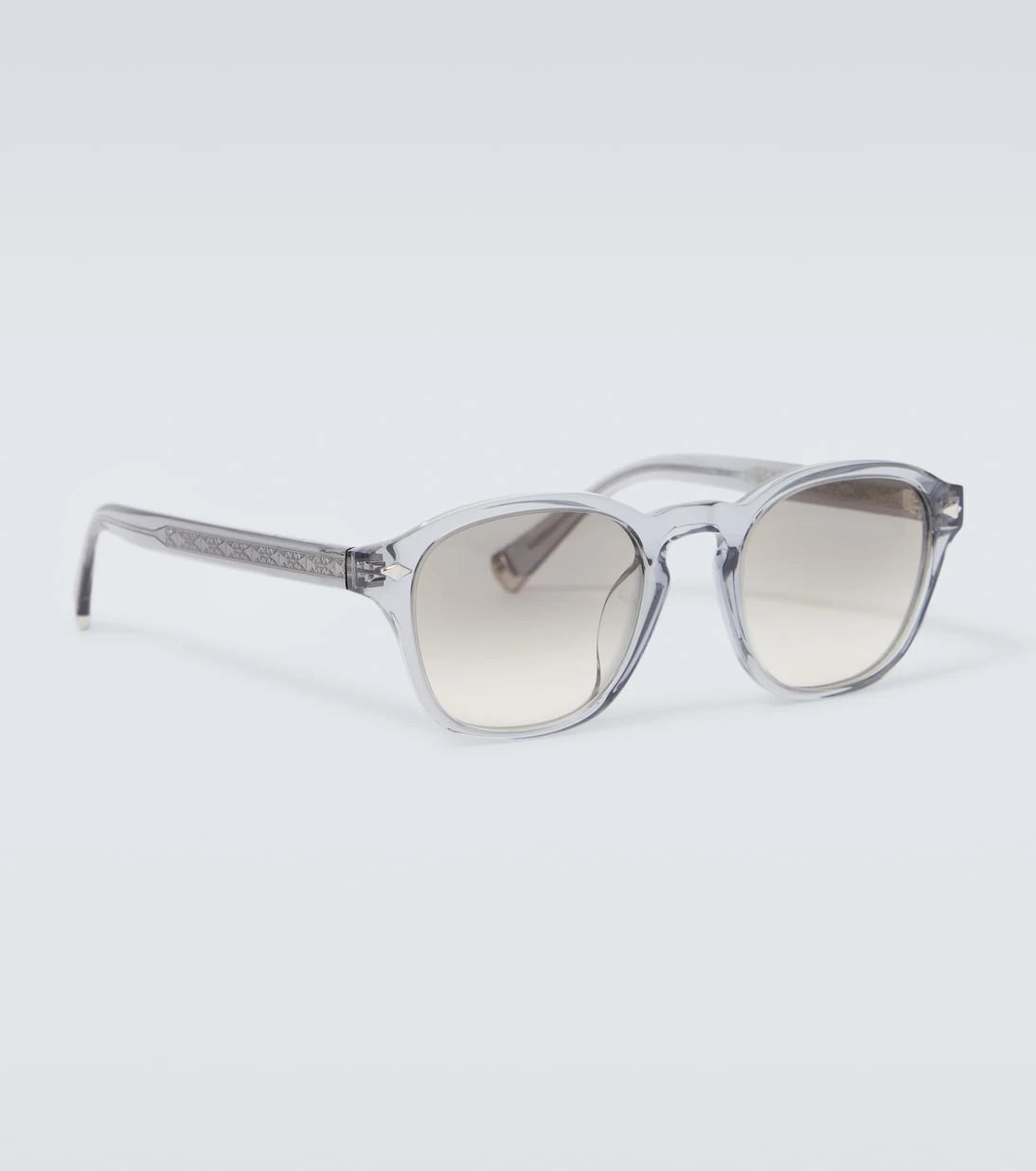 Brunello Cucinelli - Intarsia Rays round sunglasses