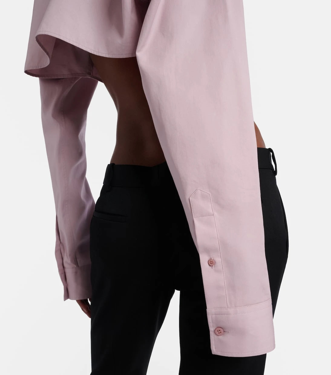 Balenciaga - Cropped cotton shirt