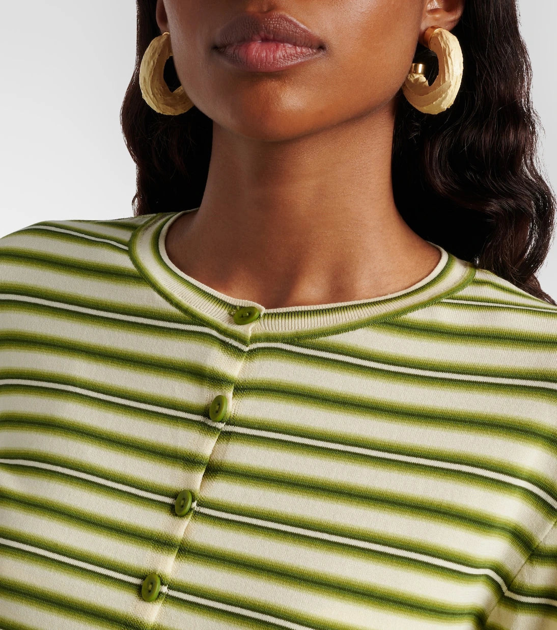 Faithfull - Cinta striped cotton-blend cardigan
