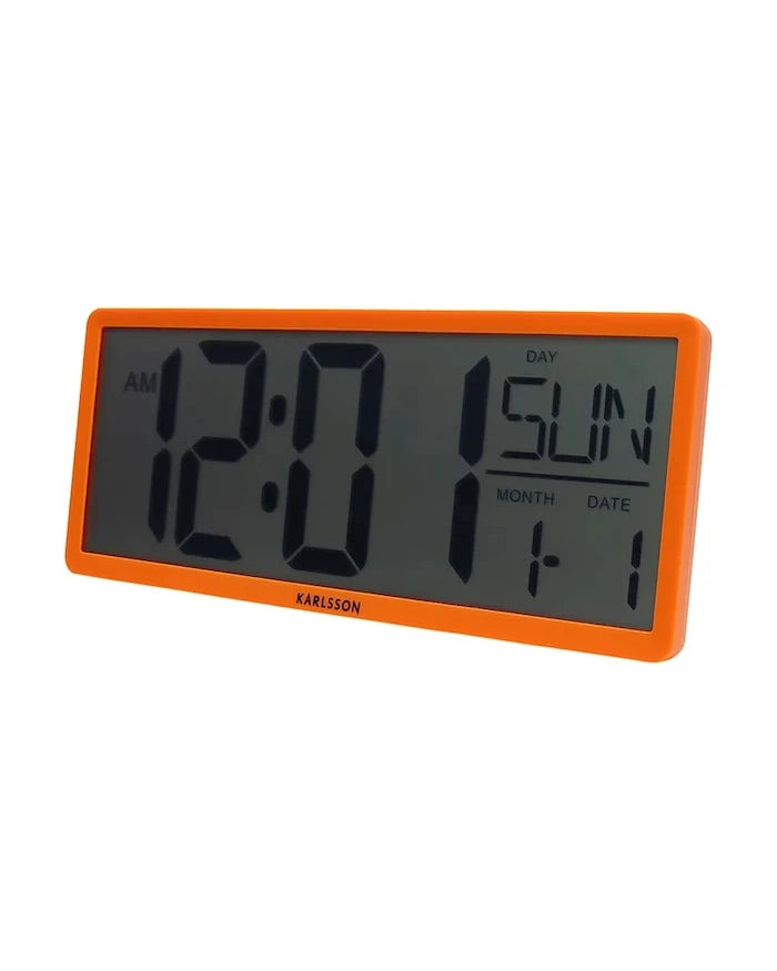 Karlsson Retro LCD Duvar Saati