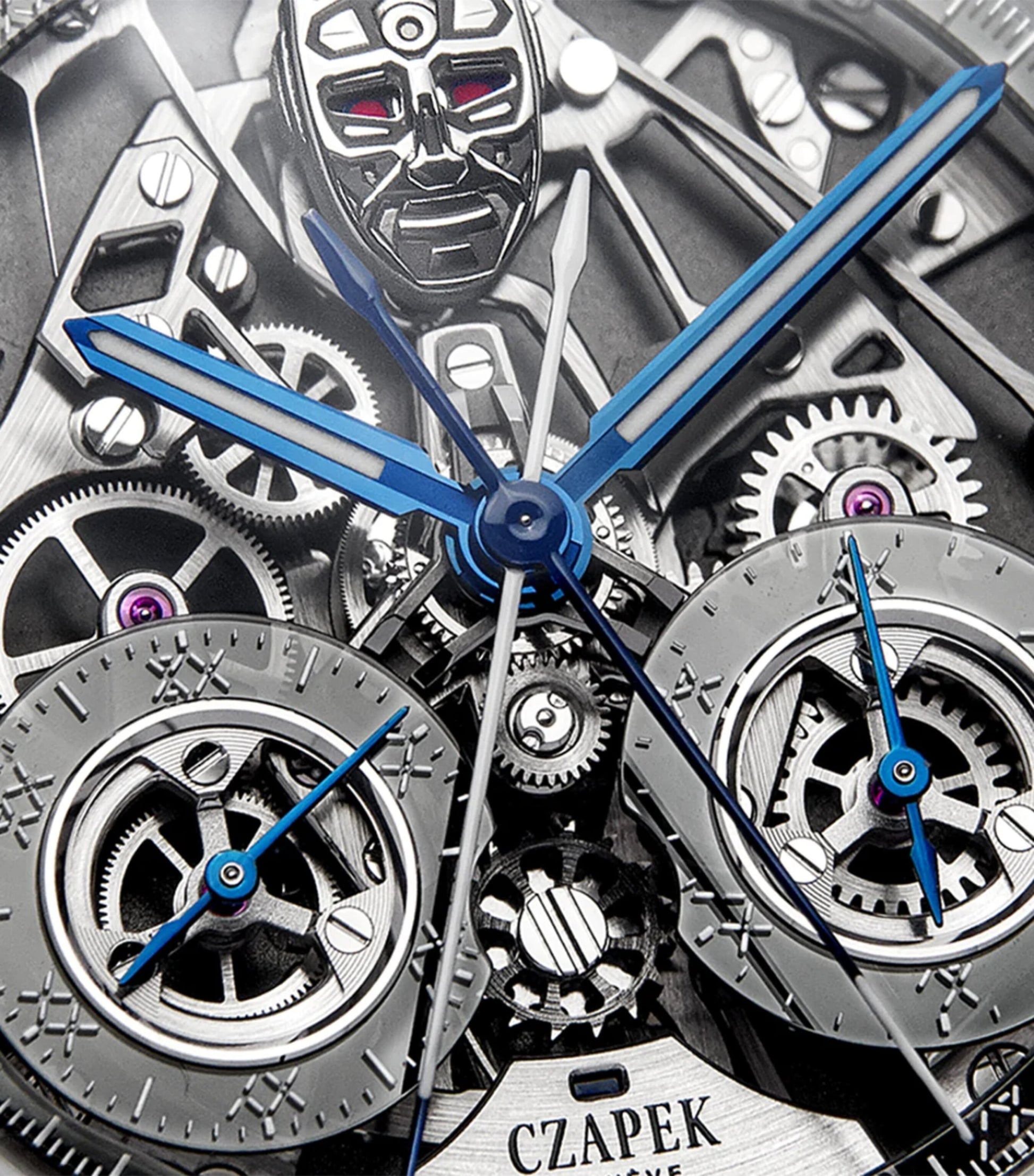 Czapek Stainless Steel Antarctique Rattrapante R.U.R Watch 42.5mm