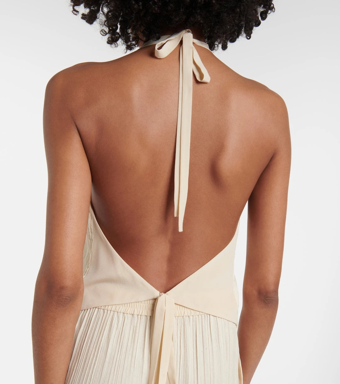 Joseph - Suez pleated halterneck vest
