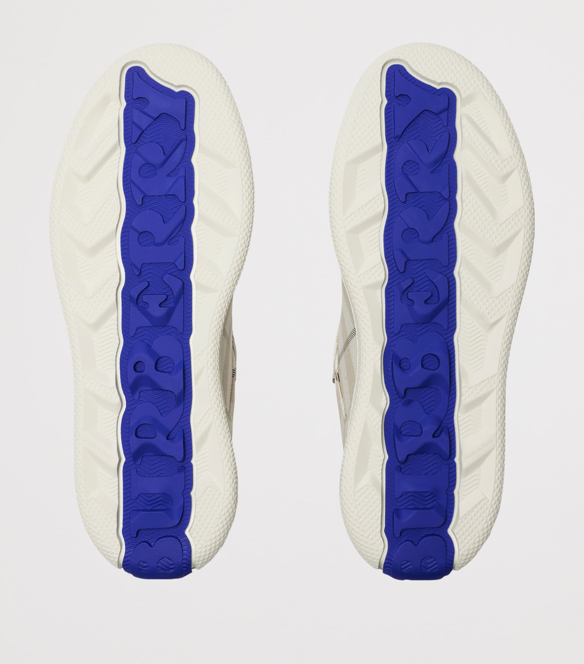 Burberry White Check Terrace Sneakers