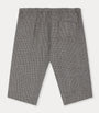 Wool Houndstooth Elasticated-Waist Trousers (6-18 Months)