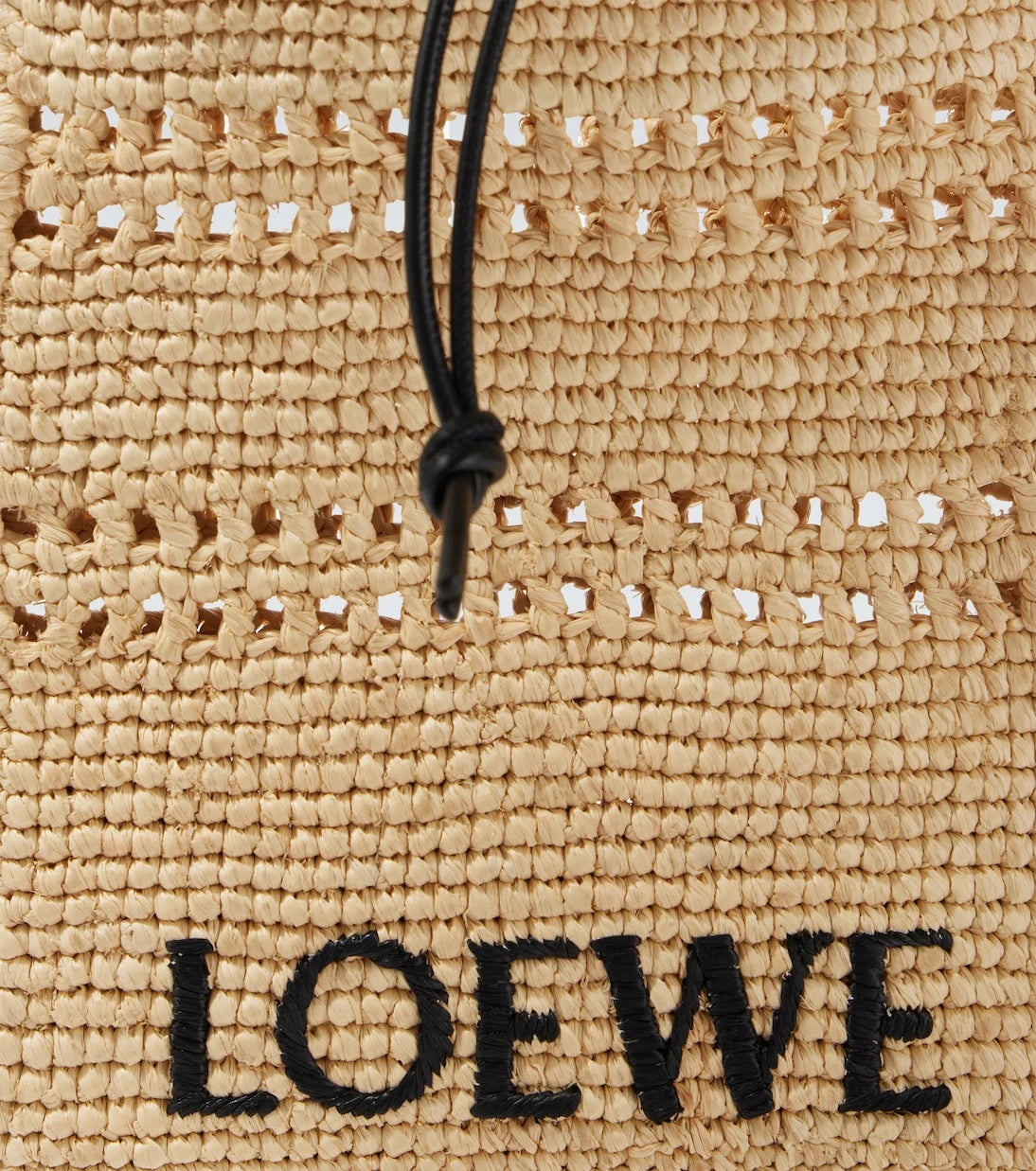 Loewe - Paula's Ibiza logo raffia crossbody bag