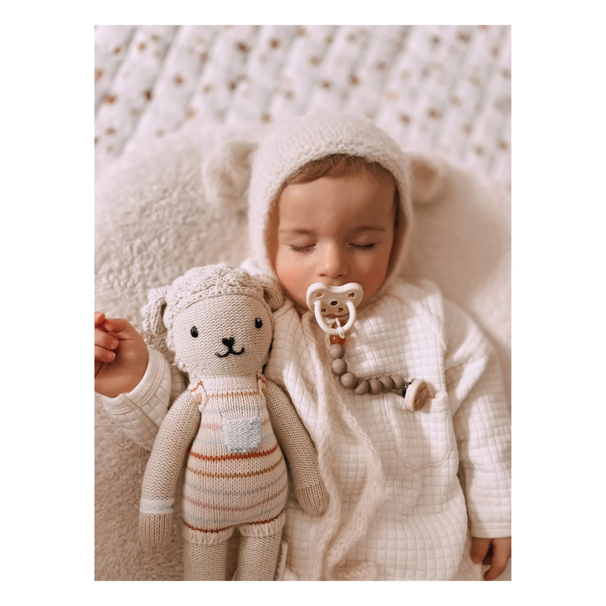 Hevea - Natural Rubber Physiological Dummies - Set of 2 | Beige