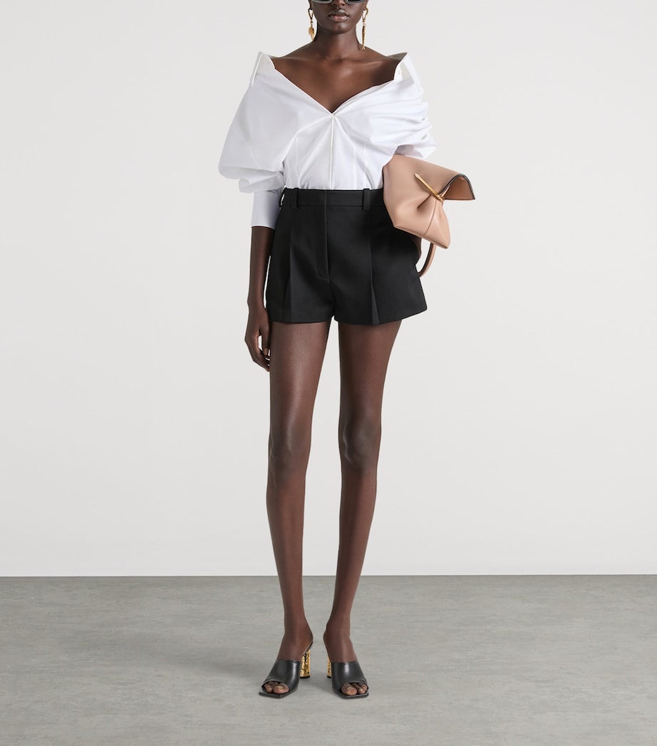 Givenchy Leather Pinch East-West Tote Bag