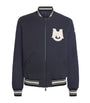 Moncler Blue Down Reversible Vennes Bomber Jacket