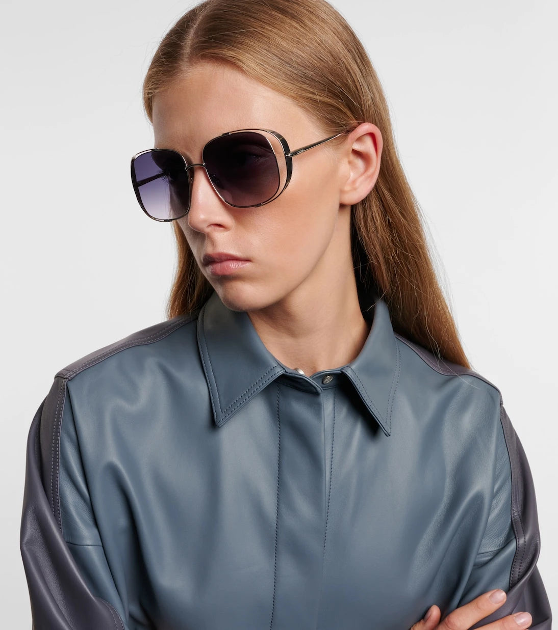 Loewe - Cutout square sunglasses