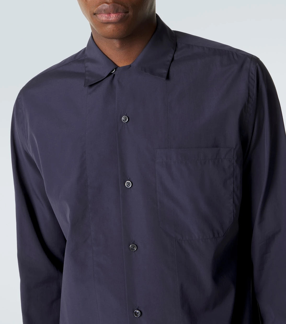 Umit Benan - Havana cotton and silk shirt
