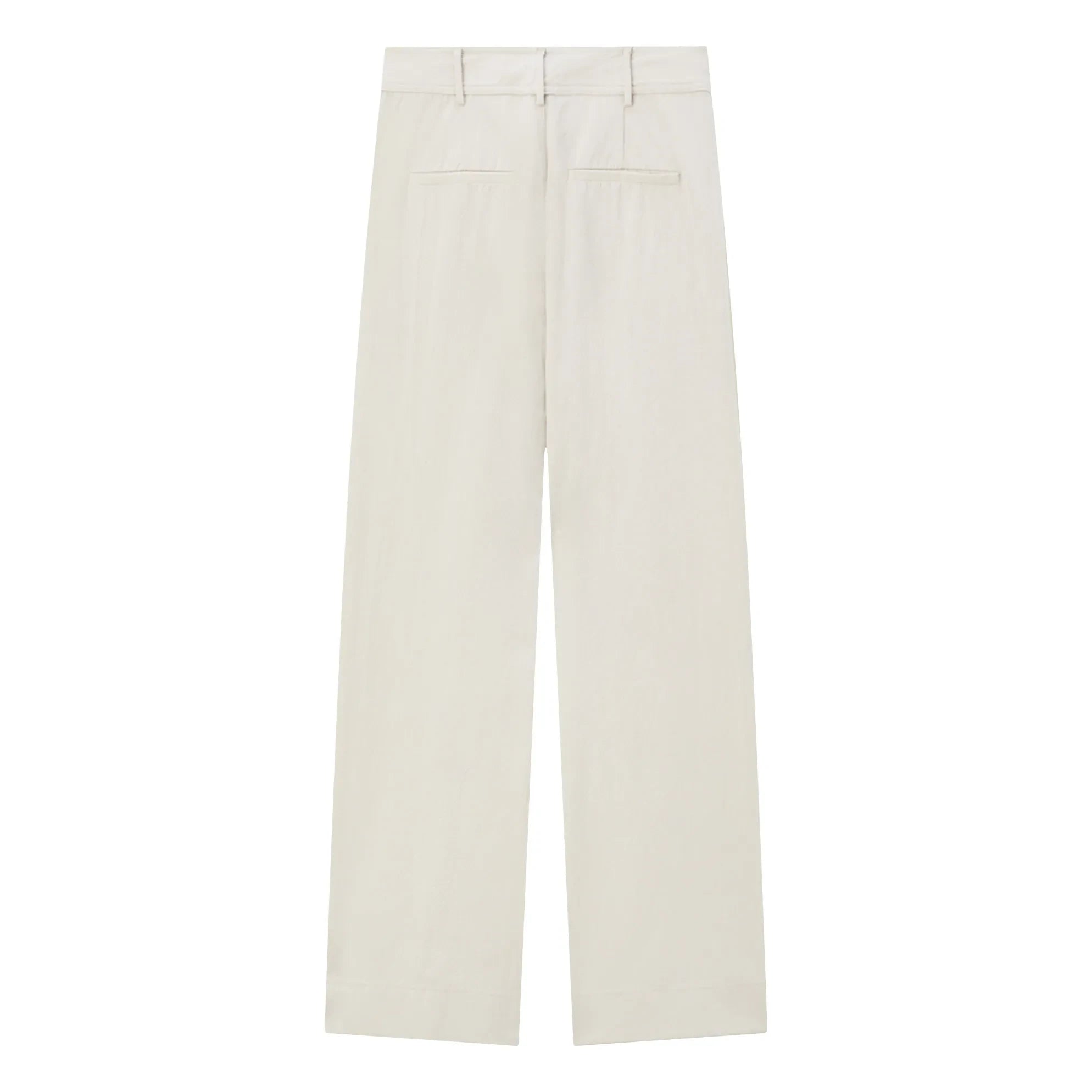Pomandère - Wide-leg trousers | White