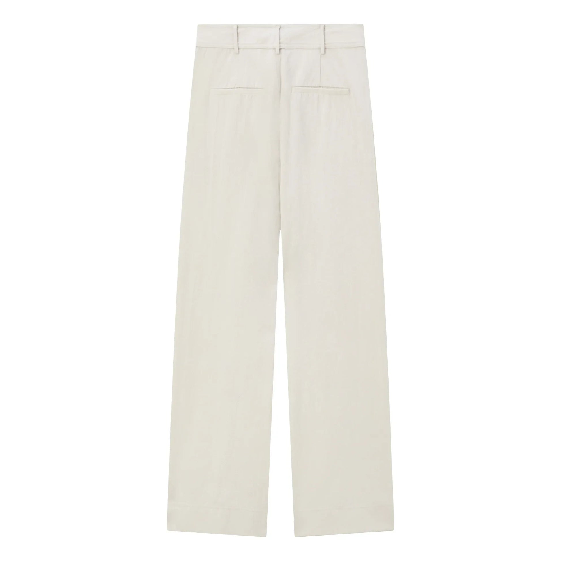 Pomandère - Wide-leg trousers | White