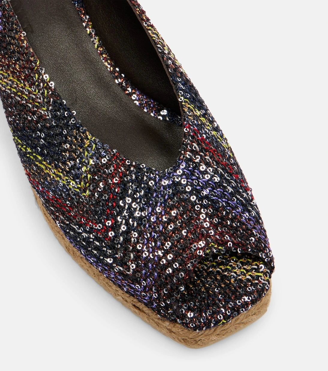 Missoni - Joy 30 pullu hasır dolgu topuklu ayakkabı