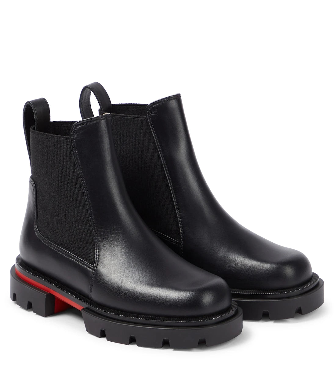 Christian Louboutin Kids - حذاء الكاحل Marchacroche الجلدي