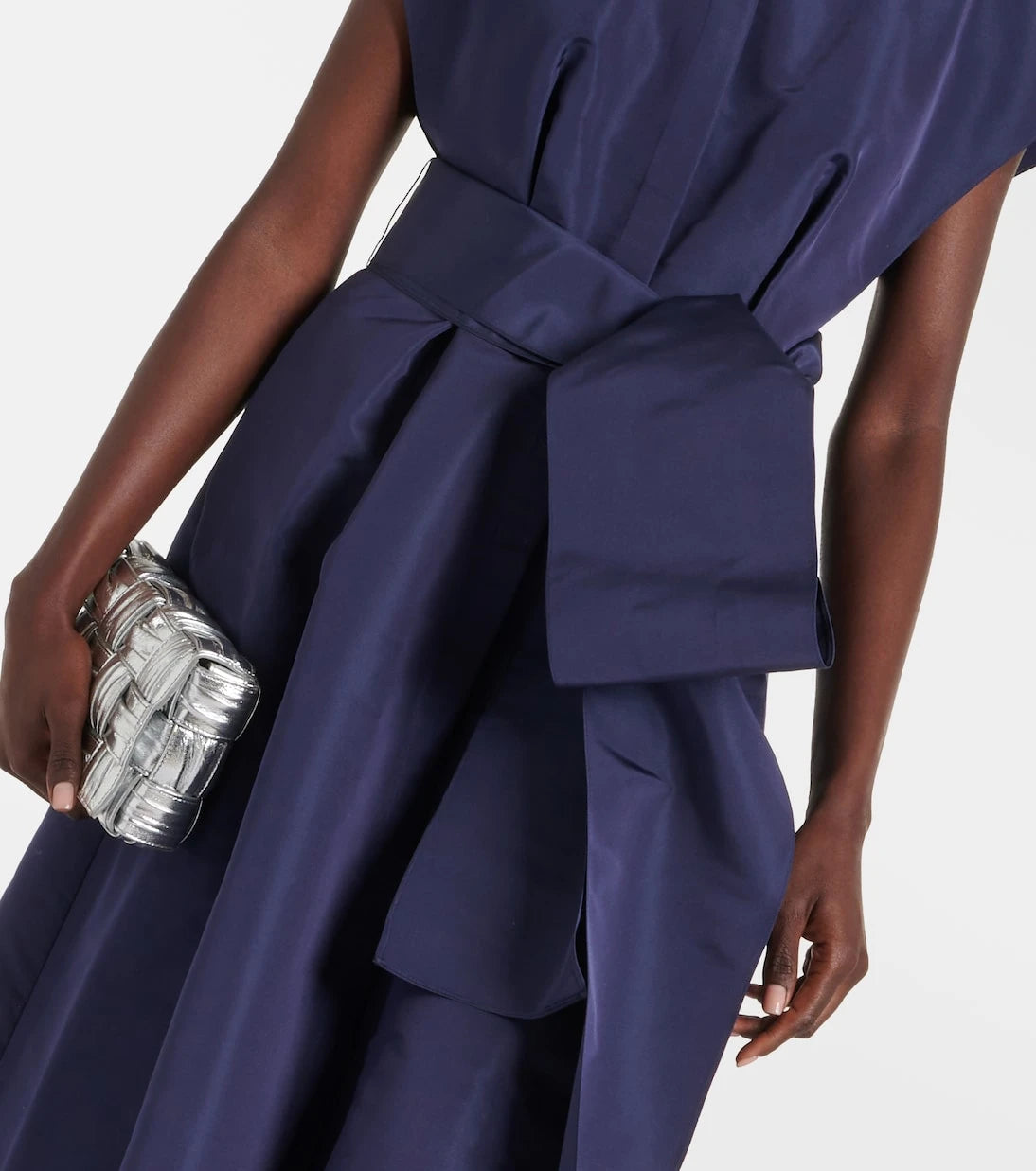 Carolina Herrera - Bow-detail silk midi dress