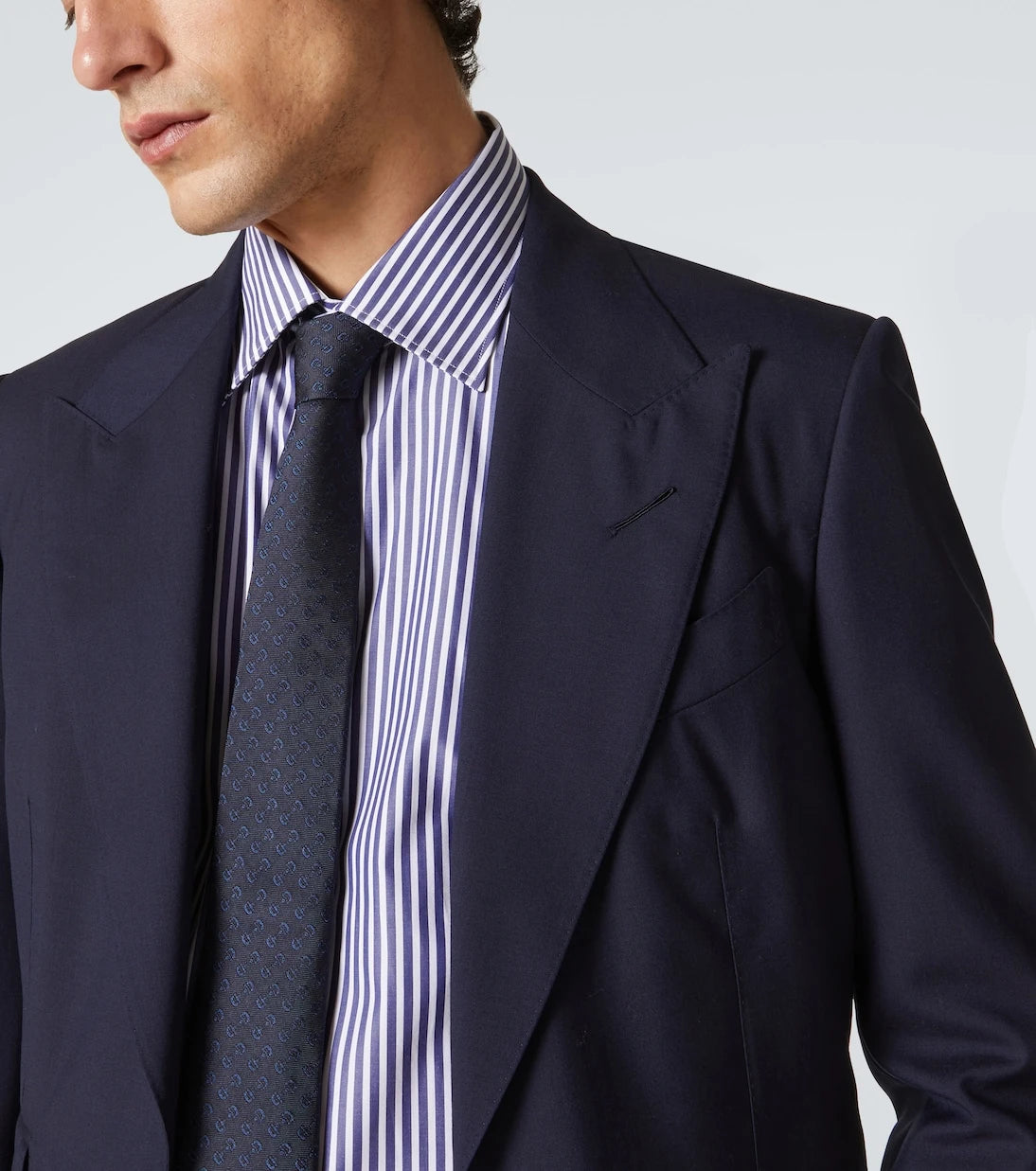 Zegna - قميص قطني مخطط