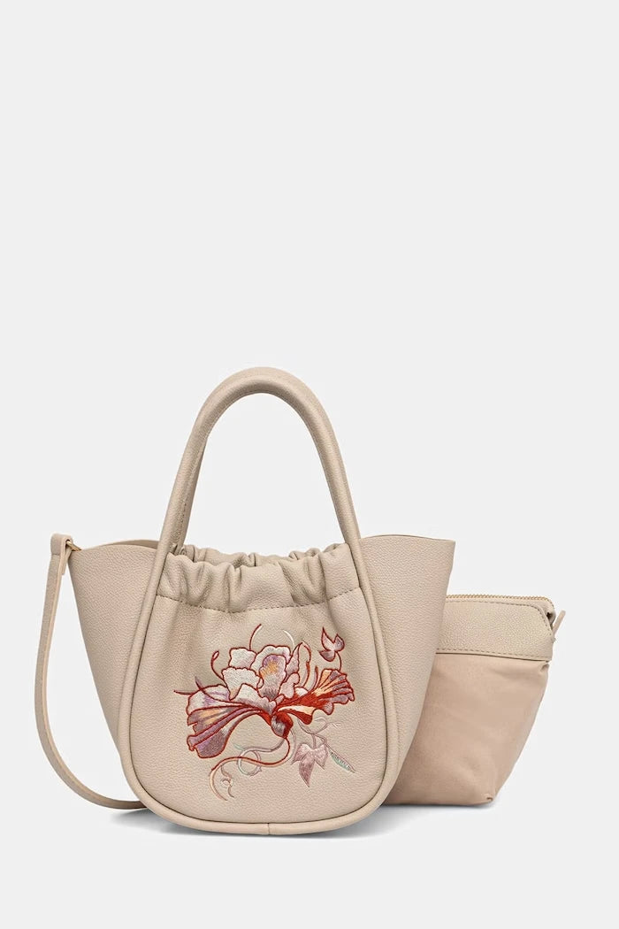 Medicine suni deri crossbody kadın çantası