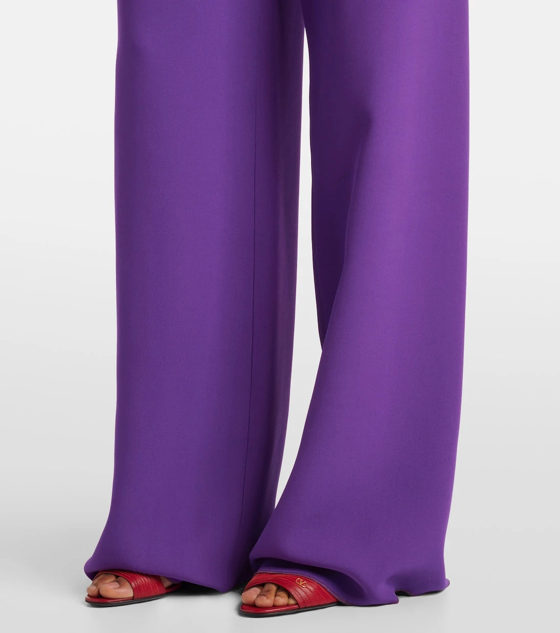 Valentino - Cady Couture wide-leg pants