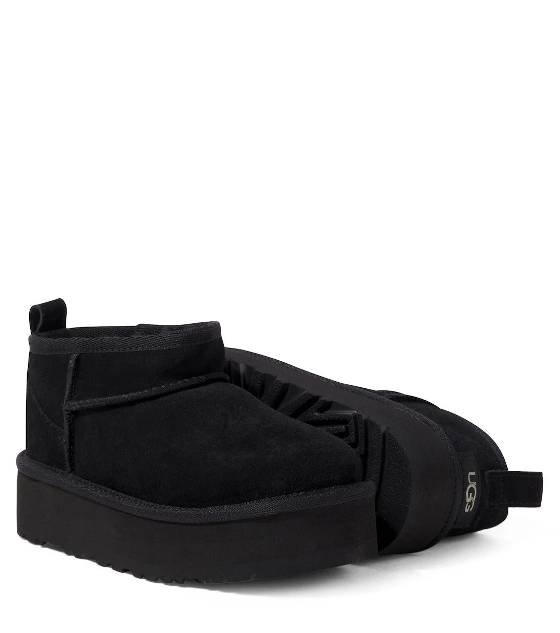 UGG Kids - جزمة كلاسيك ألترا ميني بلاتفورم من الشامواه للأطفال