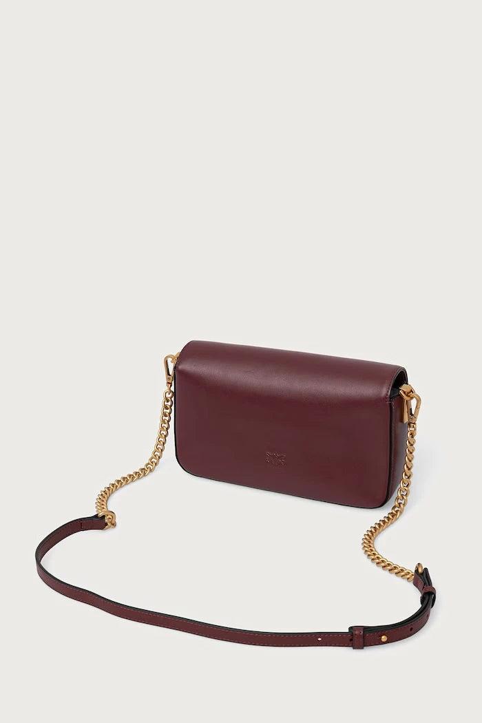 Pinko kadın deri crossbody çanta