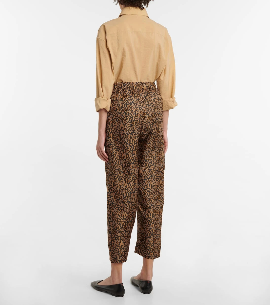 Nanushka - Printed silk pants