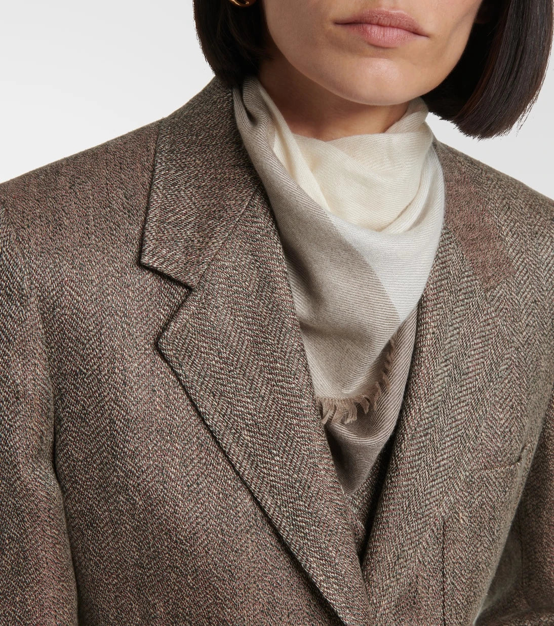 Loro Piana - Carre silk and cashmere scarf