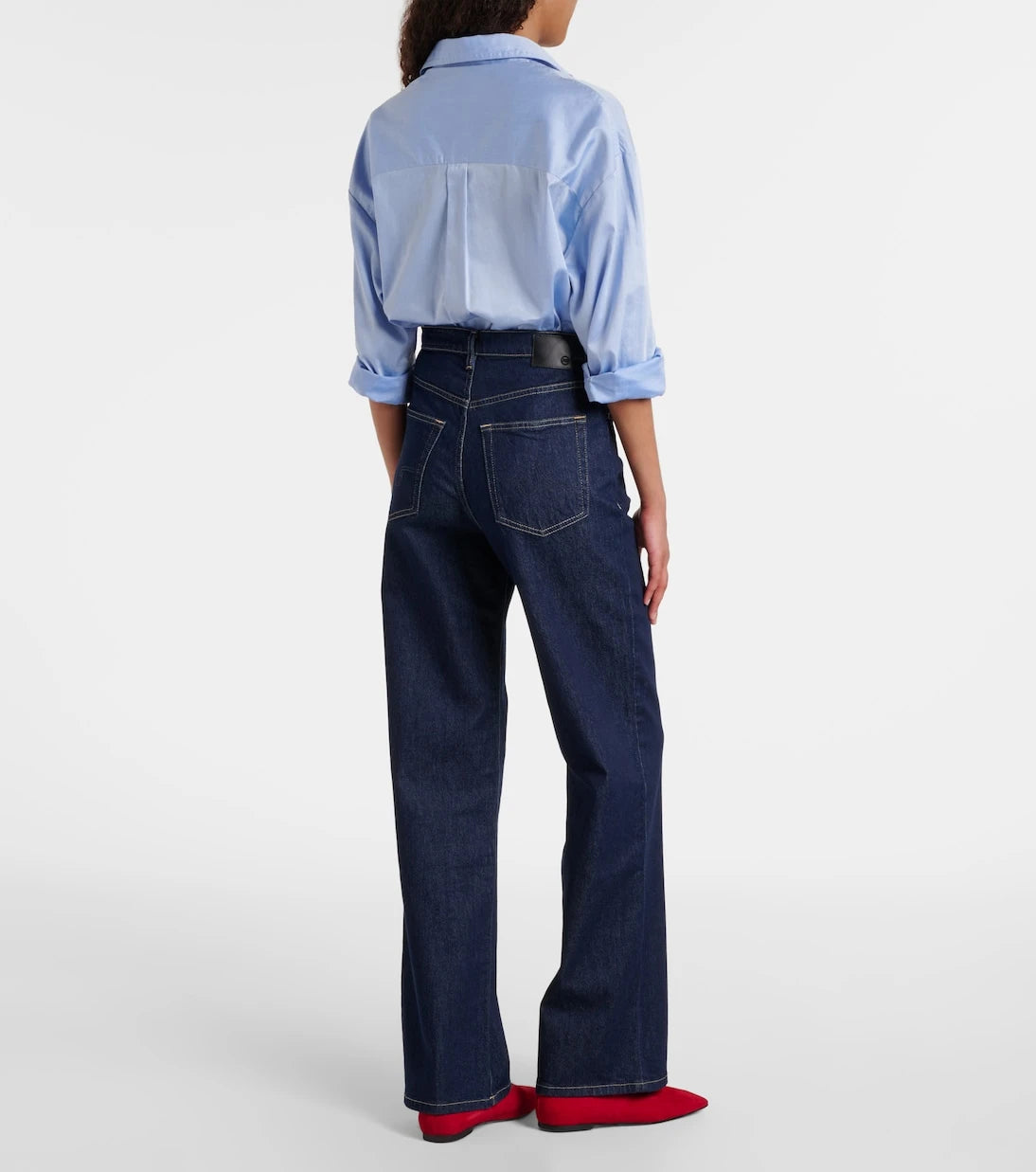 AG Jeans - Kora high-rise wide-leg jeans